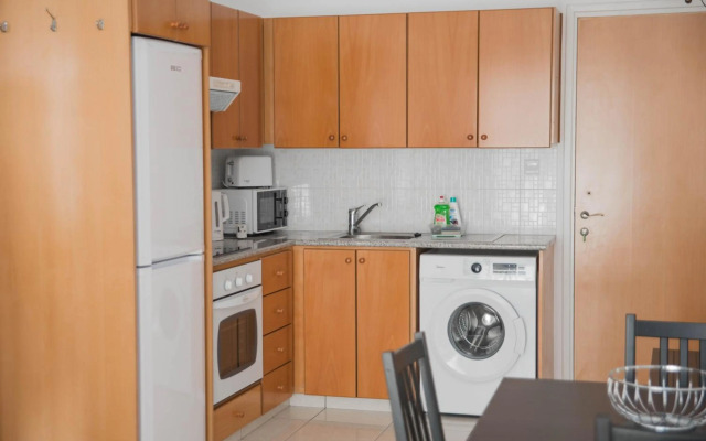 Renovated one bedroom apartment in Paphos with pool