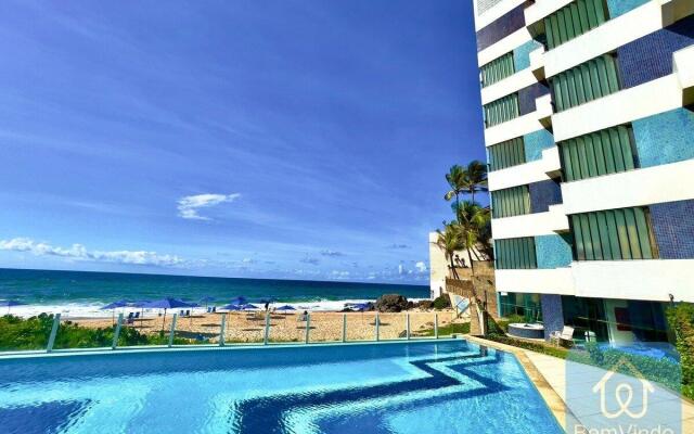 Apartamento completo e pé na areia no Rio Vermelho