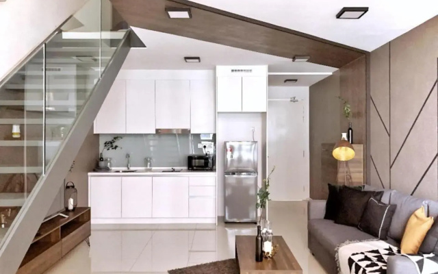 Modern Industrial Duplex Loft- Ekocheras-MRT 3pax