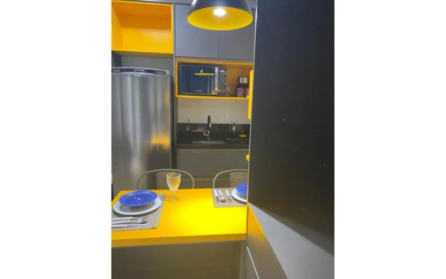 Flat 317 Granja Cotia Wi-Fi equipado e funcional