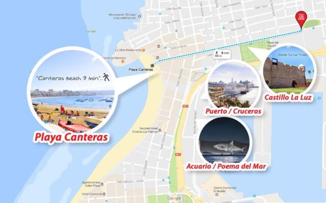 House Canteras Castillo de la Luz