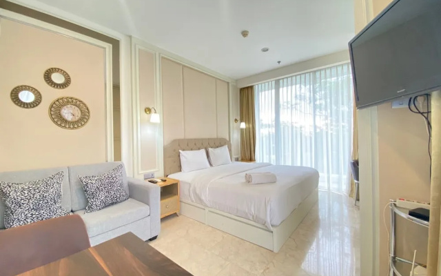 Modern Studio Room With Jacuzzi At Art Deco Apartment – Guest Rooms – Bandung