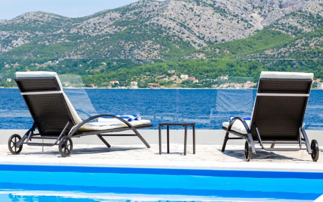 Beachfront Villa Gabriela with Pool