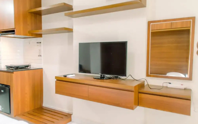 Unique Studio With Folded Bed Amazana Serpong Apartment