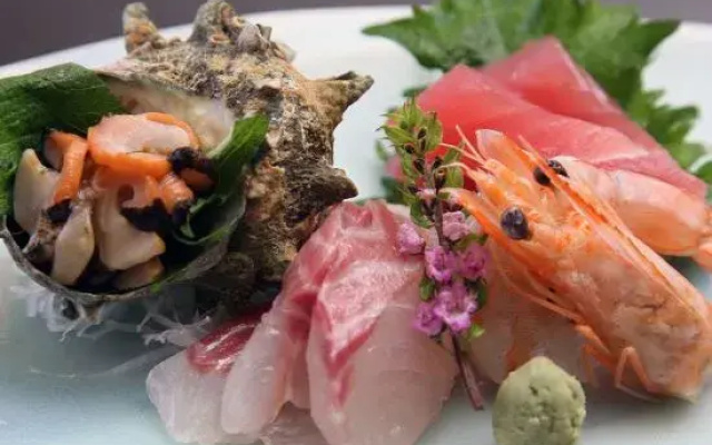 Japanese Hot Spring Hotel Local Fish Vegetable  Tsukisaki
