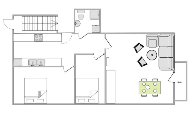 Newly-renovated 2-bedroom Apartment in Charlottenlund