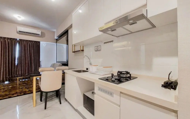 Scenic And Restful 2Br Sky House Bsd Apartment