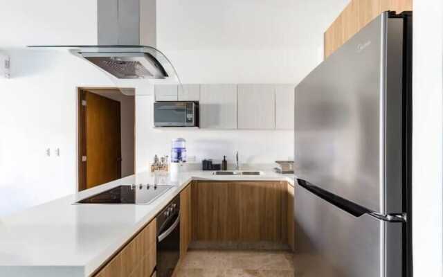 Apartments near the beach pool and gym