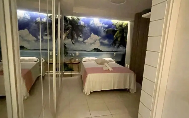 Apartamento Vista mar atrás da passarela