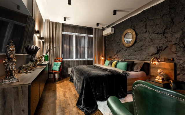 Апартаменты Fishing Vilagge Luxe (Рыбная деревня Люкс) на улице Октябрьская 57