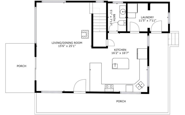 Thyme Out 2 Bedroom Home by NW Comfy Cabins by RedAwning