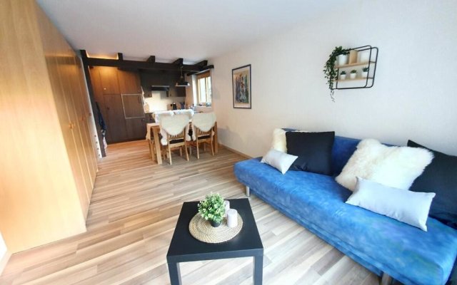 Bright renovated studio - 1 min from the slopes!