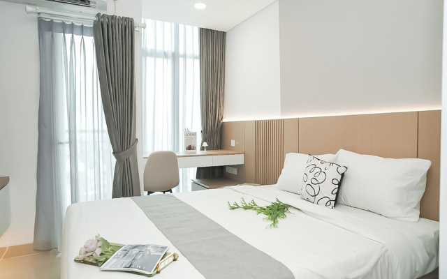 Japandi Style Studio Apartment At B Residence Grogol