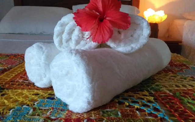 Bangalô completo, amplo, funcional e confortável.