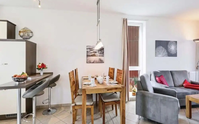 Chickes Appartement mit Kamin