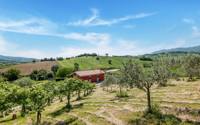 Rural apartment in Matelica with shared pool