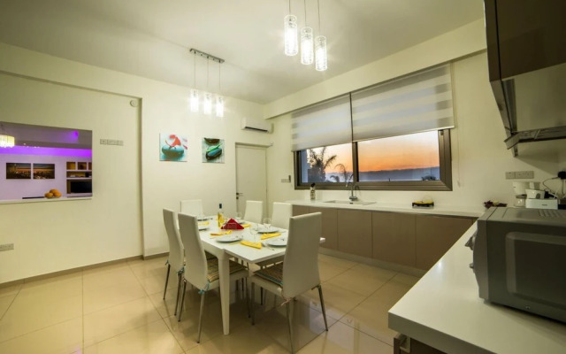 Eastmed Villas Paphos Limni Beach Villa Beachfront Four Bedroom Luxury Villa