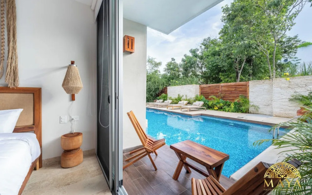NHOA 101A Lux 2BR Pool access Aldea Zama
