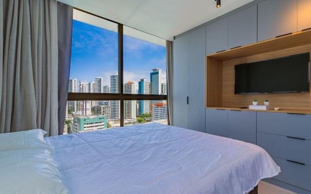Rooftop #1402 - Studio em Boa Viagem por Carpediem