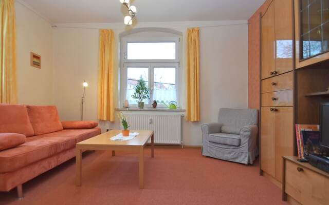 Apartment in Mülsen With Balcony, Heating, Garden Furniture