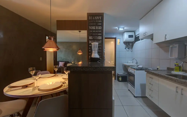 Sea View Praia de Iracema 2 Bedrooms 5 People 200mb Wifi By DM Apartments