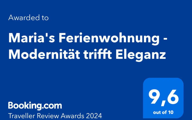 Maria's Ferienwohnung - Modernität trifft Eleganz