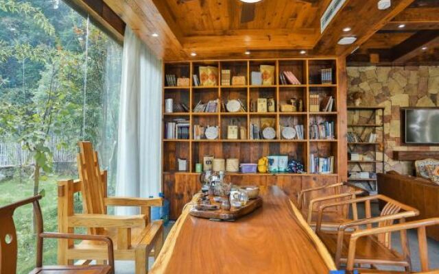 Forest homestay at sunrise