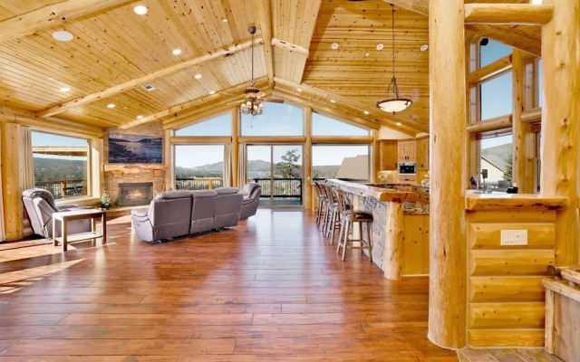 Golden OAK LOG Cabin #2206