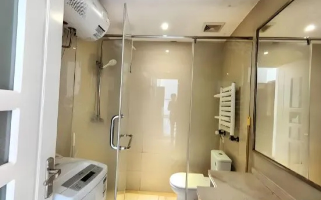 Deep Blue Inn Boutique Holiday Apartment (Qingdao Oriental Movie Metropolis Rongchuangmao Branch) – Bathroom – Qingdao