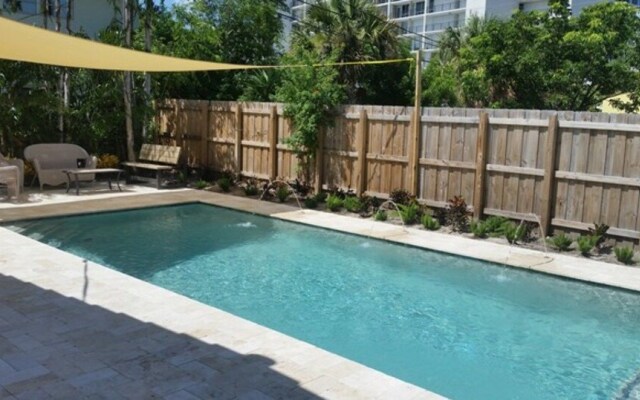 Private Beach and Pool house