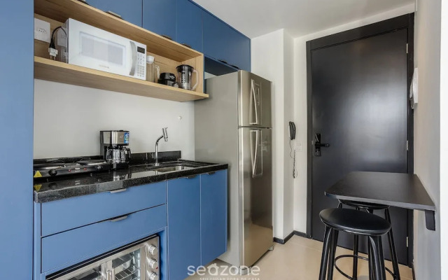 Studio w/ Balcony and View in Consolacao - Vno1417