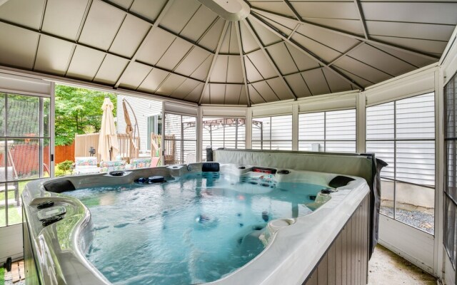 Hot Tub, Game Room & Fire Pit: Pocono Summit Home!