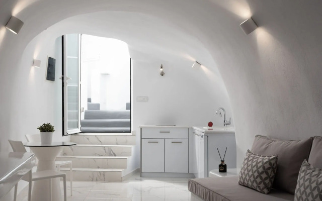 White Concept Caves