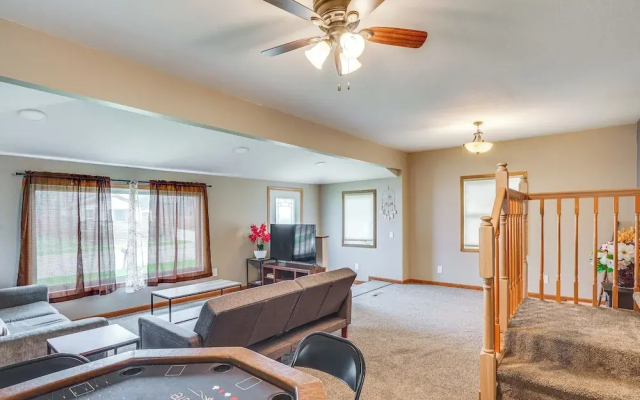 Serene Devils Lake House w/ Deck + Fire Pit!