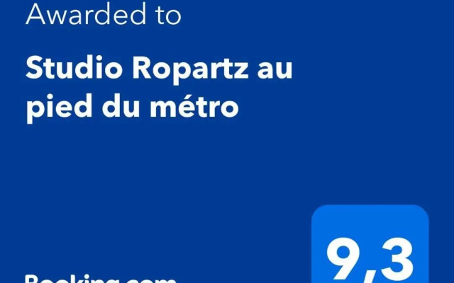 Studio Ropartz Au Pied du Metro
