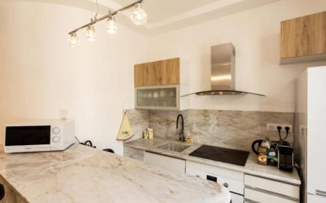 Stylish White and Red Apartments