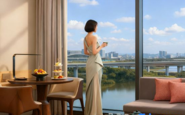 Luohe Yunshe High Altitude View Hotel (Zhujiang Road Food Street Wanda Branch) – Guest Rooms – Luoyang