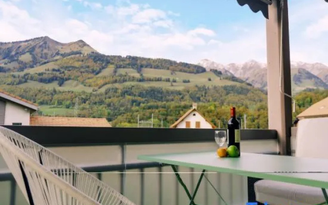 Swiss Alps Gruyère – 3BR, BBQ and parking – Outside – Haut-Intyamon