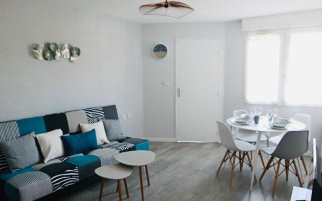 Appart cosy, 8min de la plage de Deauville