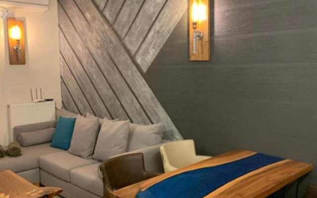 The modern rustic house in the heart Of the village