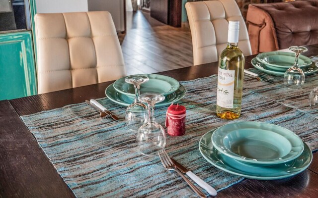 Amazing Home in Milatos with Hot Tub, Sauna & WiFi