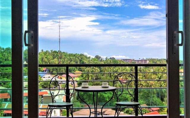 205 Sea View 900m From Karon Beach Rooftop Pool Wi-fi