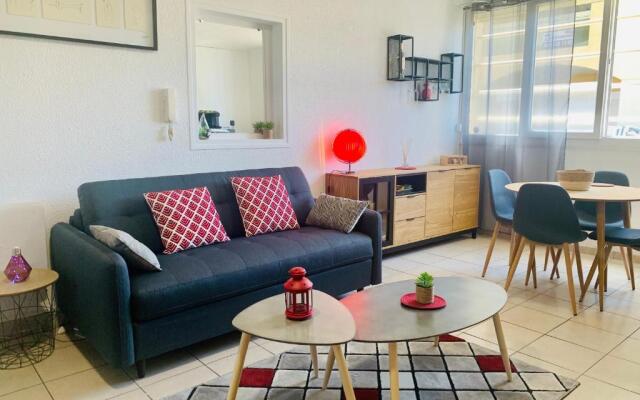 L'Evasion Catalane, 20m de la plage, 44m2, parking sous terrain