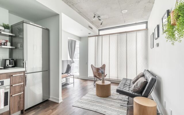 Stylish and Bright 1BR Condo King West