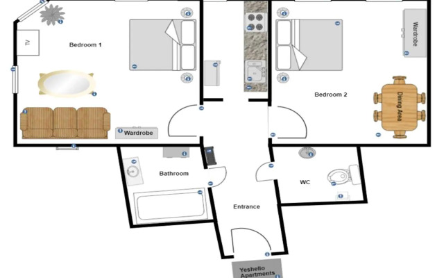 Yeshello Elegant Apartment near Central Vienna