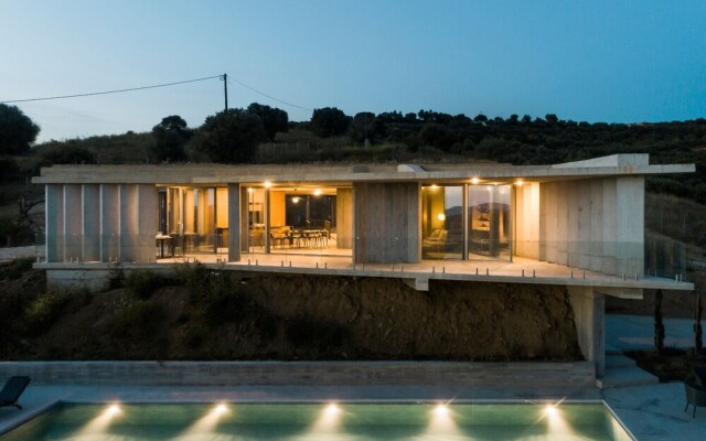 Unique Designer 4-bdr sea View Villa Near Pylos