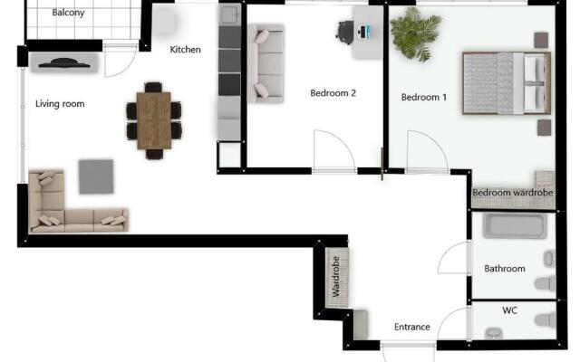 Cozy Home Apartment Kaivas, free parking, self check-in