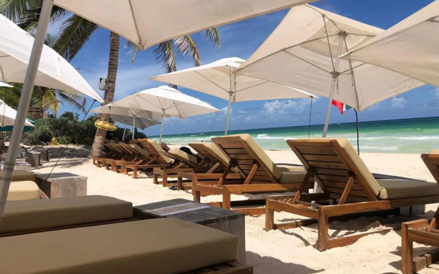 Stylish Tulum Studio Terrace Pool Relax