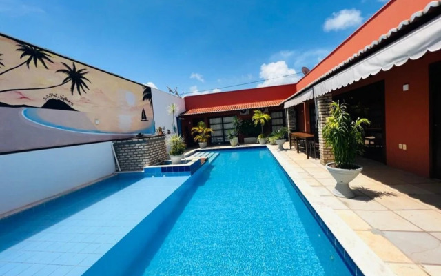 Paradis aca Casa Tropical com Piscina e 3 Su tes