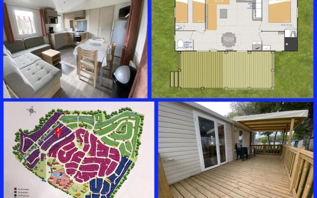 KERLANN 4 ETOILES MOBIL HOME 2CHS 1SDB Pont Aven Finistère